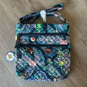 Vera Bradley Disney Pixar Triple Zip Hipster Crossbody Bag